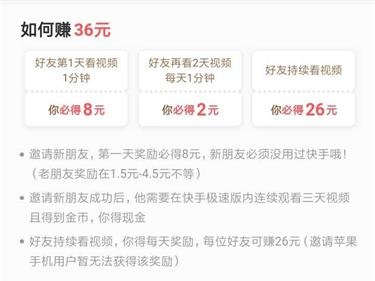 快手极速版一天赚50元技巧 第一天 新闻资讯 下载快手 安卓系统 邀请码 免费下载 播放视频 挣钱 极速版 快手 新闻资讯  第2张