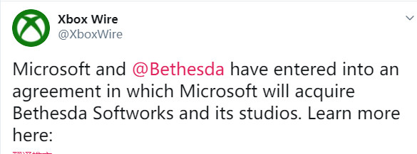 钞能力！微软突然宣布收购B社 交易额达75亿美元 德军总部 毁灭战士 上古卷轴 esd two 工作室 b社 sd work 耻辱 多游 辐射 毁灭 卷轴 掠食 上古 战士 德军 works 微软 新闻资讯  第1张