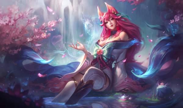 《LOL》灵魂莲华新成员皮肤预览：细节精致、颇为戳人的萌点！ 蛇女 千珏 联盟 lol 英雄联盟 瑞雯 莲华 灵魂 新闻资讯  第1张