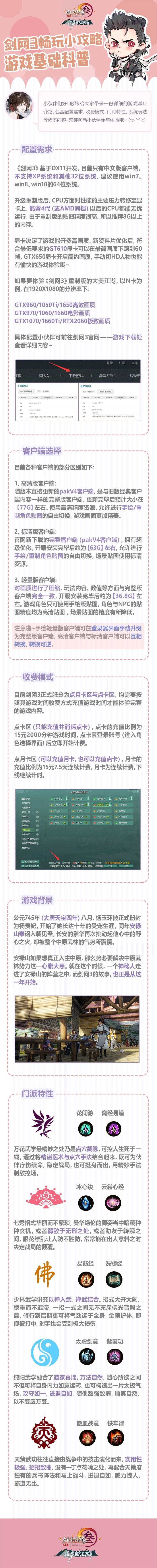 《剑网3》：萌新畅玩必戳！游戏基础科普 剑网 剑网3 新闻资讯  第1张