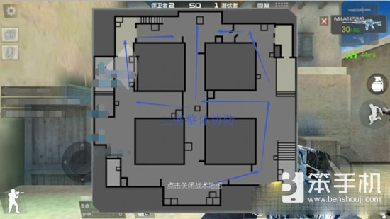 穿越火线巷战三点突破协防玩法技巧分析 缓解 进攻 家里 就是这样 狙击 隐蔽 掩体 屠杀 基地 平面 cim 路线 火线 穿越 穿越火线 三点 新闻资讯  第8张