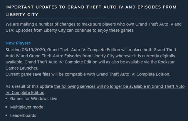 《GTA 4》3月19日重回Steam 不支持多人游戏模式 重返 商店 完整版 不支持 gta 多人游戏 steam 3月19 新闻资讯  第2张