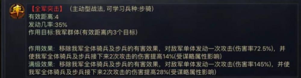 率土之滨菜刀队阵容推荐 无损 牺牲 率土之滨 暴力 出击 前锋 全军出击 佩戴 追击 兵种 爆发 全军 小知识 一夫当关 曹操 战法 骑兵 菜刀队 新闻资讯  第6张