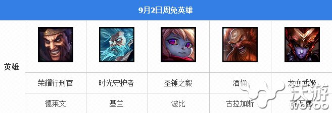 lol9月2日周免英雄有哪些玩法？lol周免英雄9.2英雄玩法介绍 明日 lol周免 lol周免英雄 lol 周免英雄 周免 新闻资讯  第1张