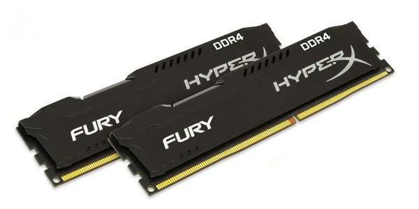 支持自动超频 金士顿推出HyperX Fury DDR4内存套装 r4 对称 刚刚 性能 硬件 hyperx 芯片组 套装 超频 新闻资讯  第1张