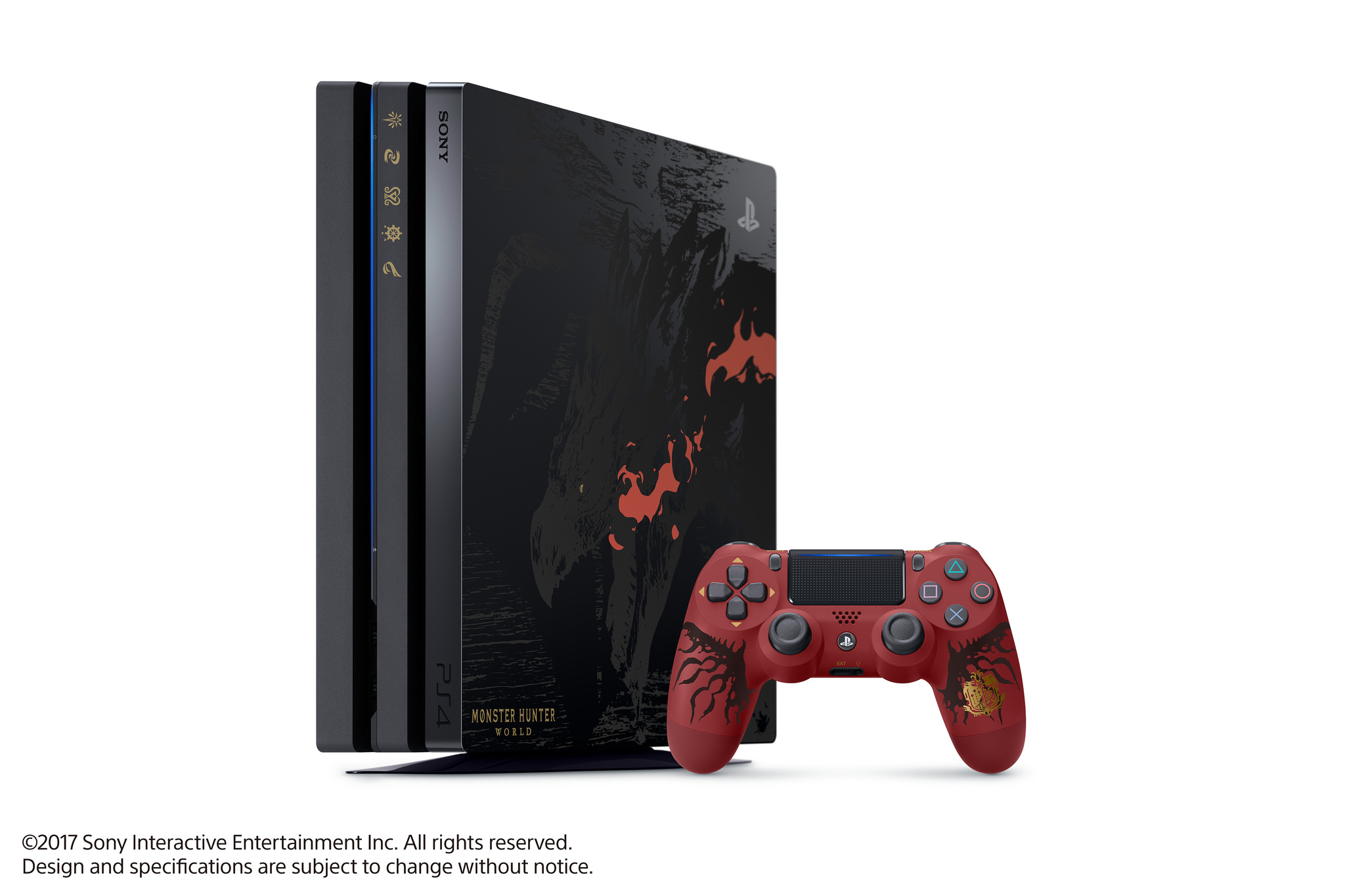 限量发售！索尼曝《怪物猎人世界》限定版PS4 PRO 我想 炫酷 野兽 蓝光 限量 99美元 怪物猎人世界 猎人 怪物猎人 怪物 新闻资讯  第2张