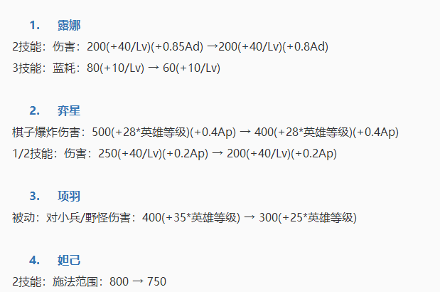 王者荣耀5月26日体验服不停机更新，自己加强的英雄总要找理由削弱 马可波罗 停机 项羽 妲己 弈星 召唤师 王者荣耀 露娜 体验服 新闻资讯  第2张