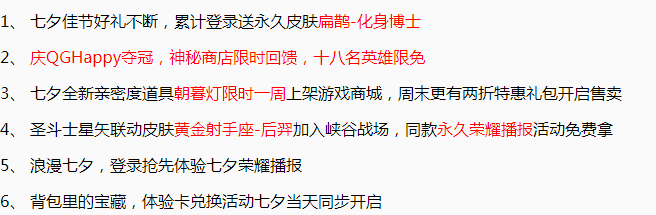 王者荣耀8.14全服更新，永久皮肤免费送黄金射手座降落峡谷 射手 后羿 扁鹊 化身博士 化身 联动 七夕 峡谷 永久 召唤师 新闻资讯  第1张