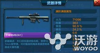 全民突击巴雷特M82A1怎么样分析介绍 射击 枪械 机枪 m82 m82a1 巴雷特m82a1 掩体 狙击 狙击枪 反器材 突击 全民 全民突击 雷特 新闻资讯  第1张