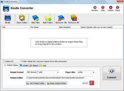 Kindle Converter最新版(kindle转换格式软件) ki kind 书籍 ver 电子书 Converter DRM 文件格式 文件 Kindle 软件下载  第1张