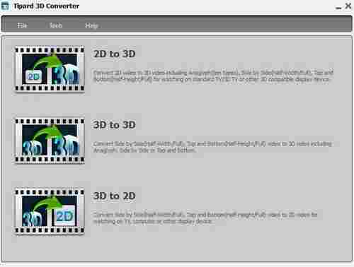 Tipard 3D Converter免费版(3D视频转换器) 转化器 ver 视频转换 ar 转换 Tipard ipa 文件格式 文件 3D 软件下载  第1张