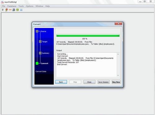 JsonToMsSql(Json导入SQL Server数据库工具) 2 ver Server 文件 O To SQL 数据库 strong on 软件下载  第1张