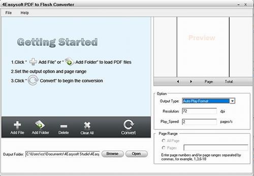 4Easysoft PDF to Flash Converter(PDF转flash格式转换器) ver strong 文件格式 Flash 11 ash 文件 on 2 PDF 软件下载  第1张