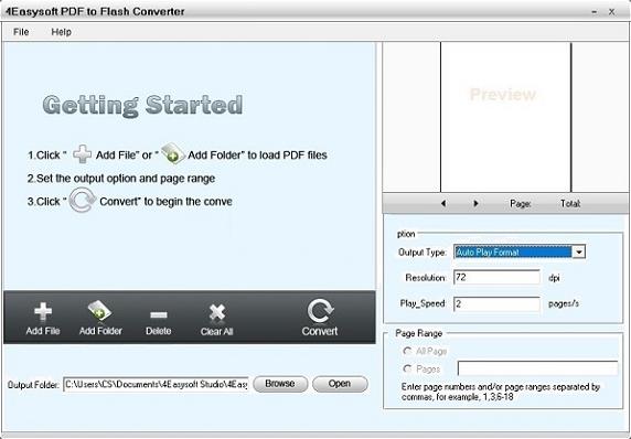 4Easysoft PDF to Flash Converter(PDF转flash格式转换器) ver strong 文件格式 Flash 11 ash 文件 on 2 PDF 软件下载  第2张