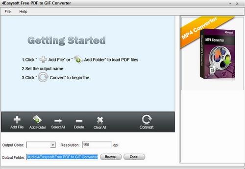 4Easysoft Free PDF to GIF Converter(PDF转GIF转换器) Easy Convert Converter ver 7 GIF on 11 PDF 2 软件下载  第1张