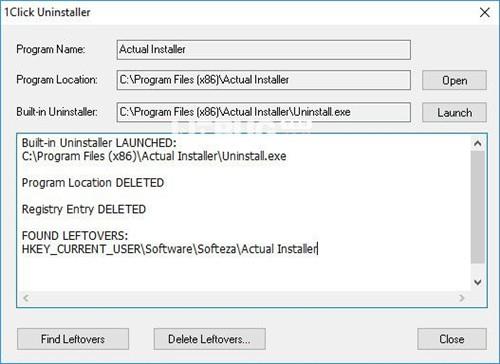 1Click Uninstaller(卸载工具) 11 on strong inst 1Click Uninstaller ick installer U in 软件下载  第1张