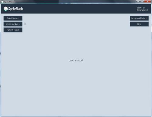 SpriteStack(3D模型制作工具) x spr 电脑 in 2 图象 strong on 3D pri 软件下载  第1张