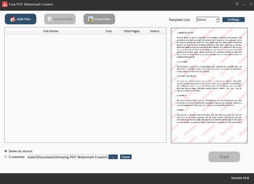 Free PDF Watermark Creator(PDF加水印工具) Free strong on Creator to Watermark ar 图片水印 水印 PDF 软件下载  第1张