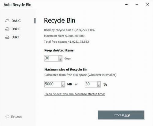 Auto Recycle Bin(回收站自动清空软件) strong Recycle on cy 11 垃圾回收 垃圾 回收站 in 2 软件下载  第1张