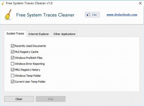 Free System Traces Cleaner(系统痕迹清理工具) Cleaner on System race Free Clean 清除 Traces 文件 lea 软件下载  第1张