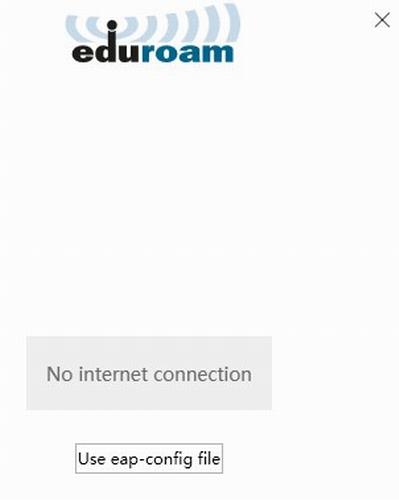 geteduroam(网络配置软件) U 错误 Window as in strong roam du on 2 软件下载  第1张