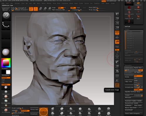 zbrush2022(三维数字雕刻软件) h2 in brush 画笔 3D strong on rus rush 2 软件下载  第1张