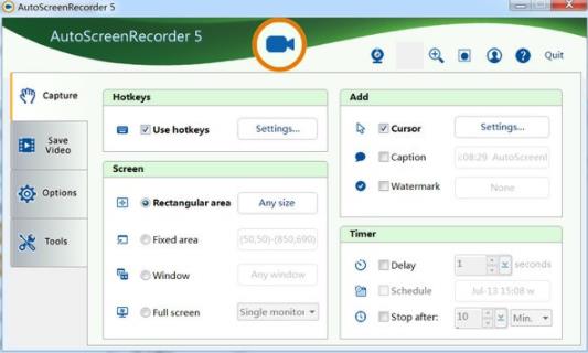 autoscreenrecorder(屏幕录制工具) screen aut record to eco reen on strong 视频录制 2 软件下载  第1张