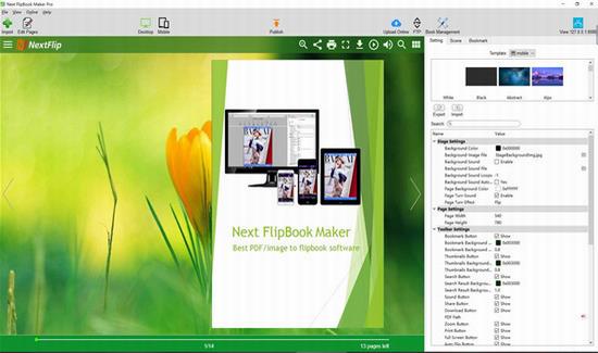 Next FlipBook Maker Pro(HTML5翻页制作软件) Maker as strong Flip ip on 2 HTML5 HTML 5 软件下载  第1张