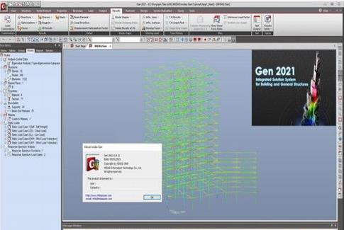 Midas Gen 2021(建筑结构分析软件) 地震 Midas 2021 ida Gen strong on G as 2 软件下载  第1张