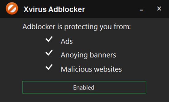 Xvirus Adblocker中文版(广告拦截工具) 中文 adb on strong locker rus virus X Xvirus 2 软件下载  第1张