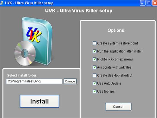 UKV杀毒软件免费版(UVK Ultra Virus Killer) Window 杀毒软件 杀毒 U 文件 in on strong 注册表 2 软件下载  第1张